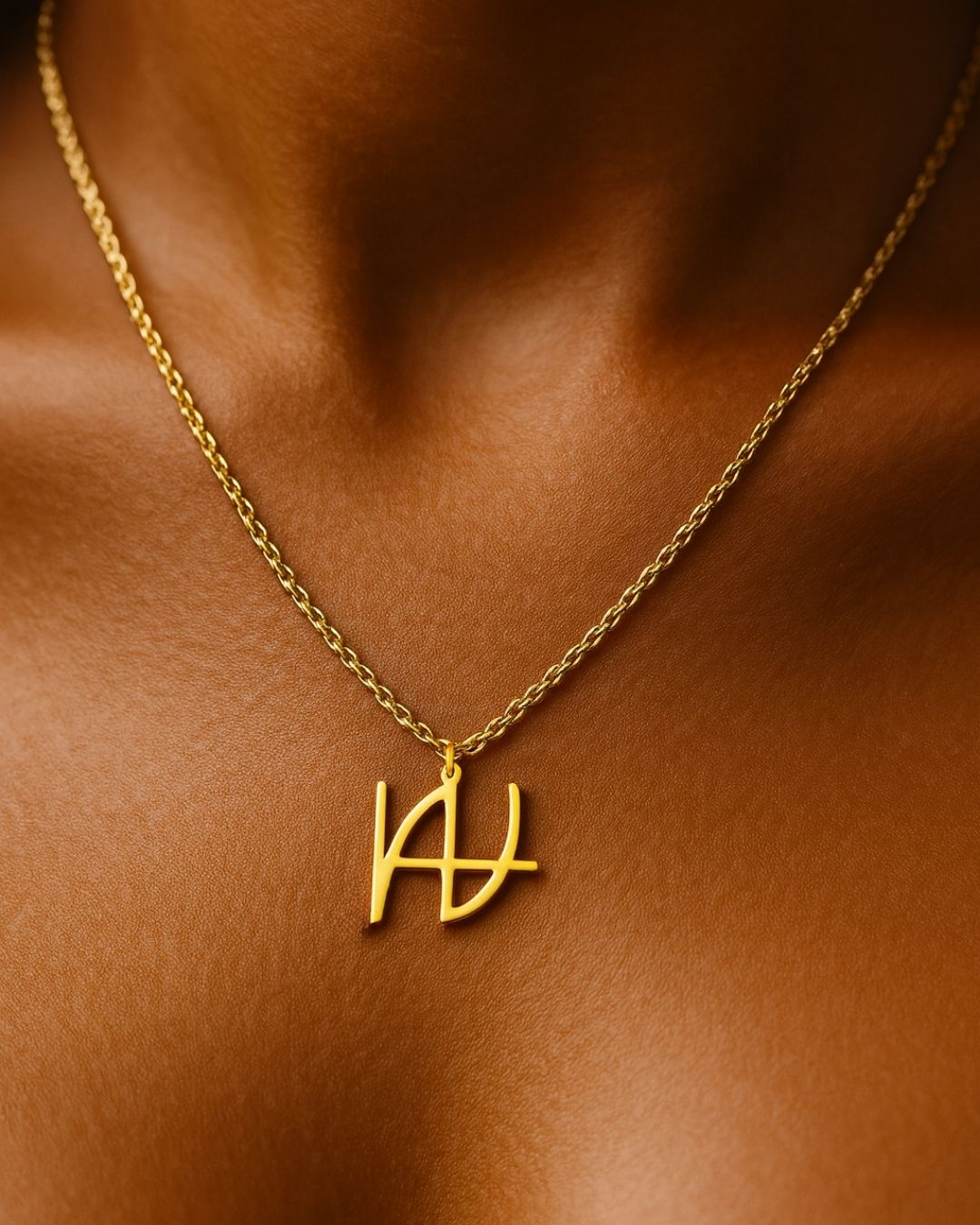 Collier prénom personnalisé en acier inoxydable or  Dayane Bijoux