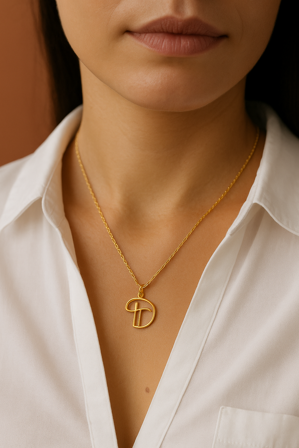 Pendentif initiales Dayane Bijoux