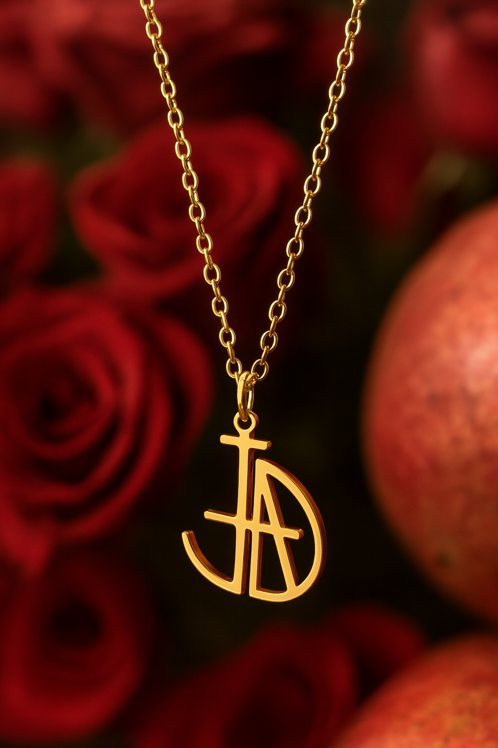 Collier prénom personnalisé en acier inoxydable or  Dayane Bijoux