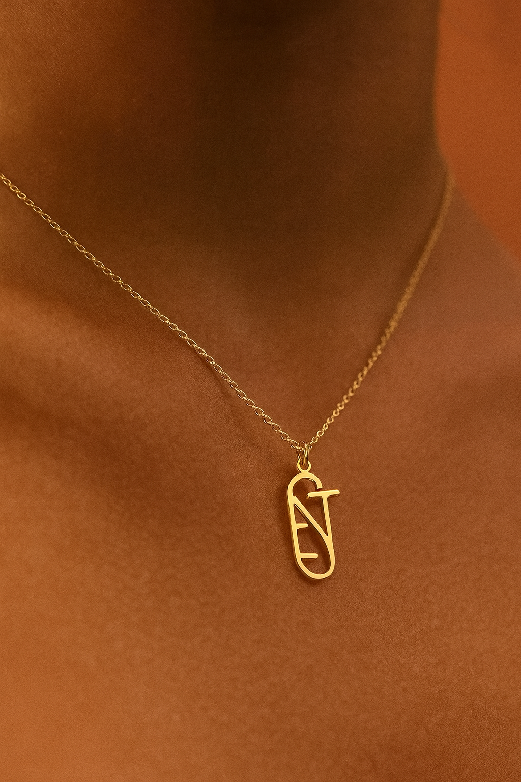 Collier prénom personnalisé en acier inoxydable or  Dayane Bijoux