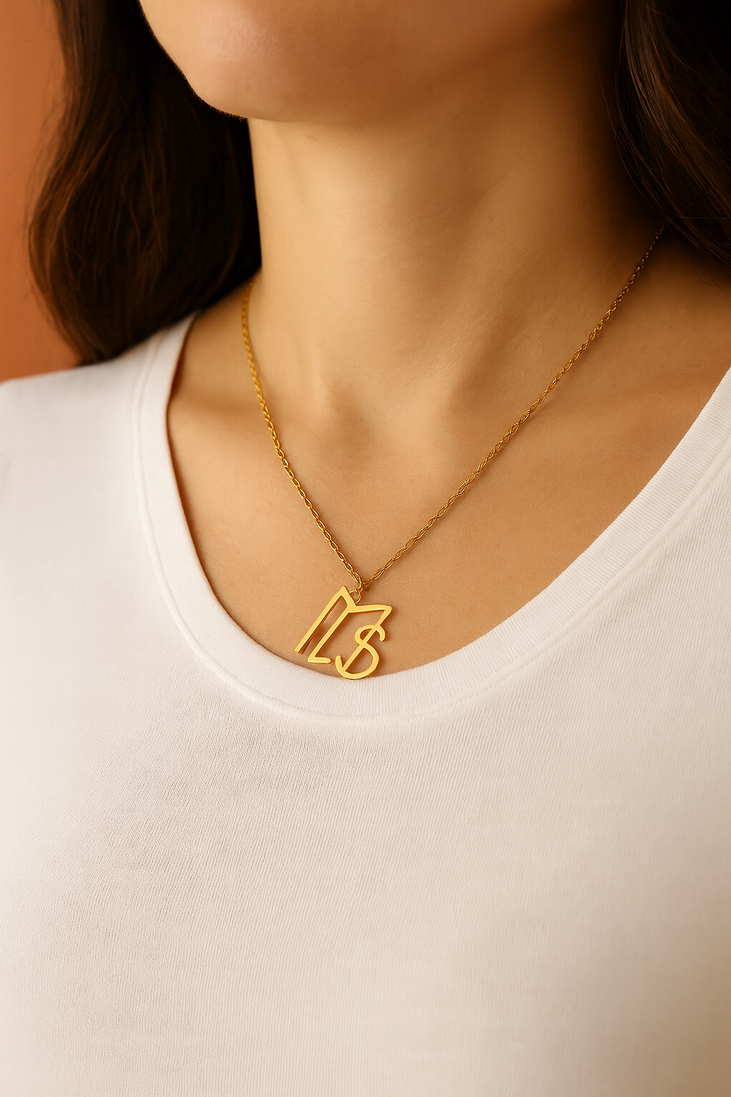 Pendentif initiales Dayane Bijoux